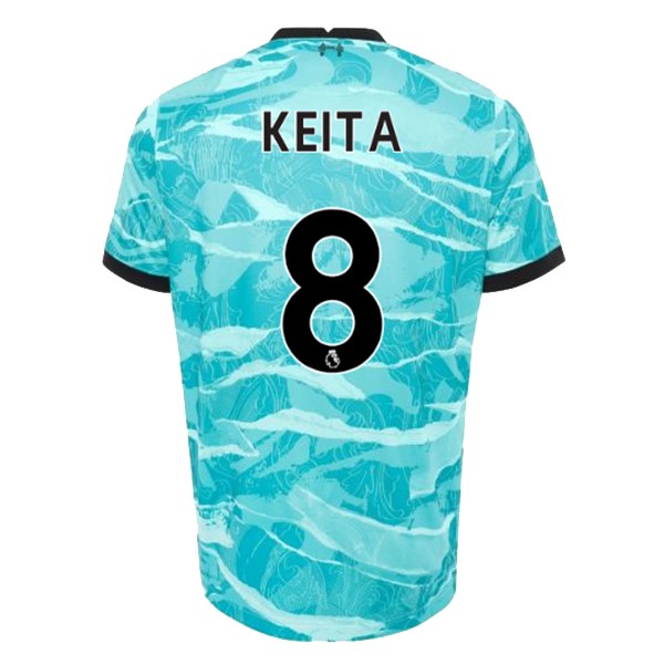 Camiseta Liverpool NO.8 Keita Replica Segunda Ropa 2020/21 Azul